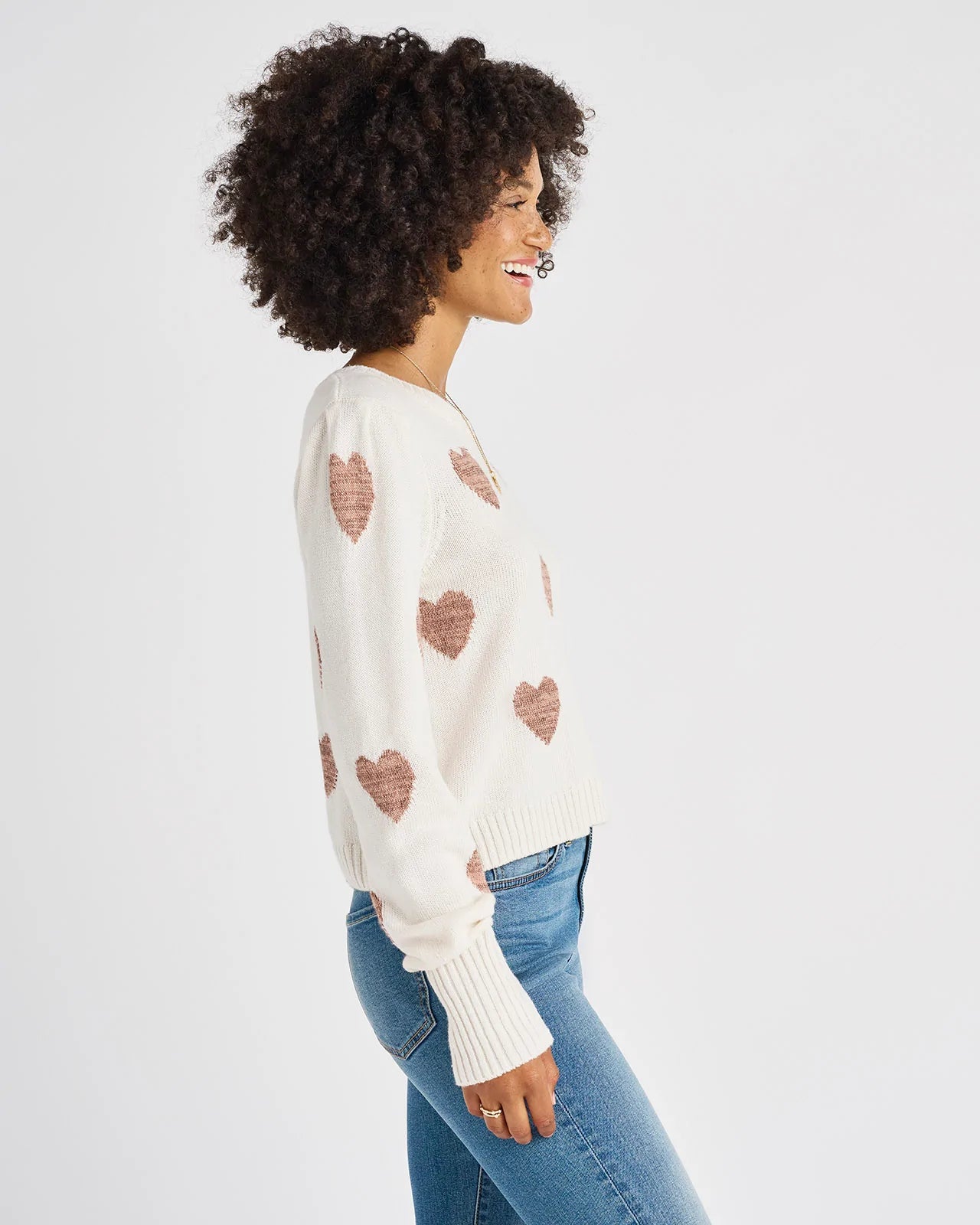 Splendid Annabelle Heart Sweater
