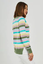 Zaket & Plover Multi Stripe Sweater
