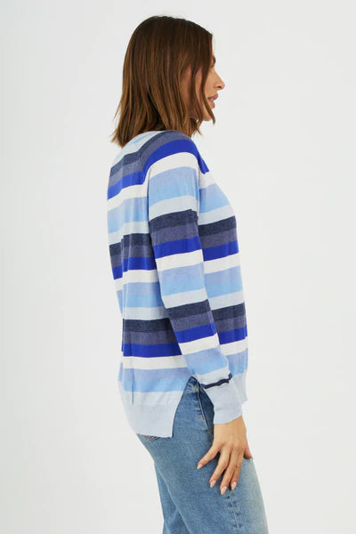 Zaket & Plover Multi Stripe Sweater